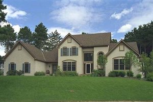 European Exterior - Front Elevation Plan #51-145
