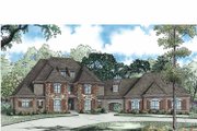 European Style House Plan - 4 Beds 5.5 Baths 5100 Sq/Ft Plan #17-3339 