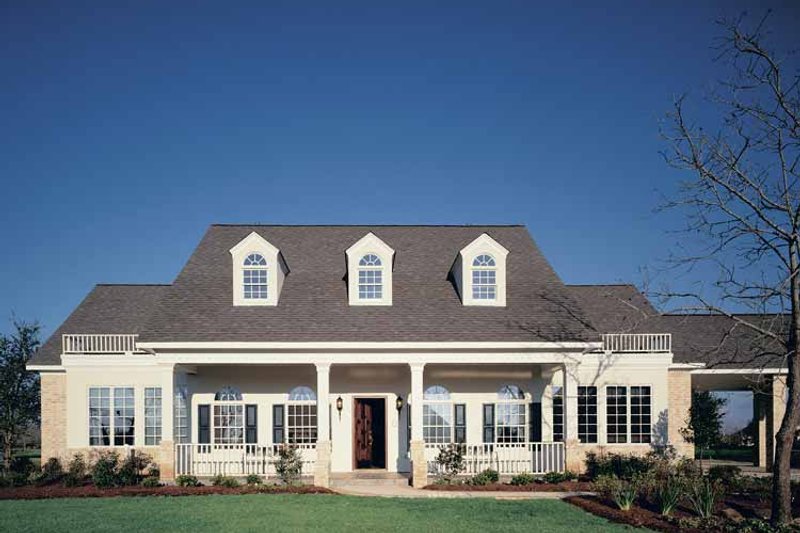 Architectural House Design - Colonial Exterior - Front Elevation Plan #320-844