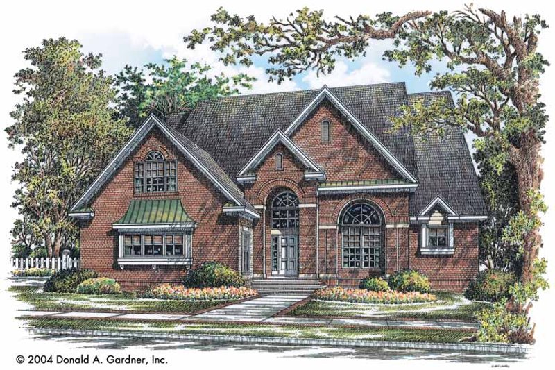 Dream House Plan - Traditional Exterior - Front Elevation Plan #929-738