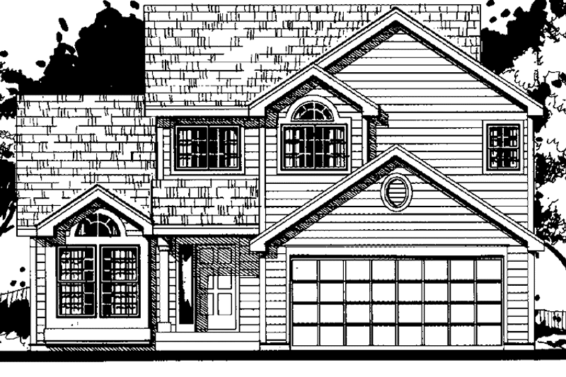 Dream House Plan - Exterior - Front Elevation 3 for Traditional House Plan #300-117 - 3 bed, 2.5 bath