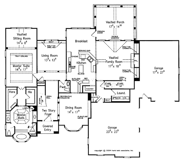 House Design - Country Floor Plan - Main Floor Plan #927-286