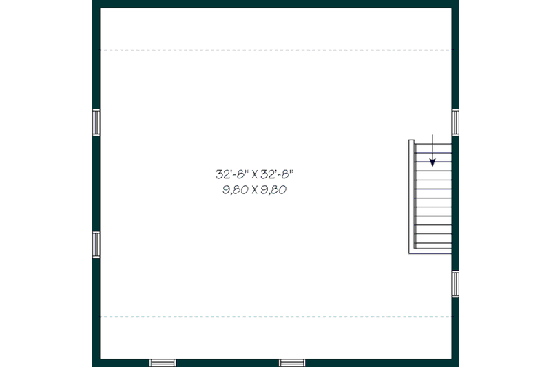 House Design - Floor Plan - Upper Floor for Country House Plan #23-2271, 0 bath