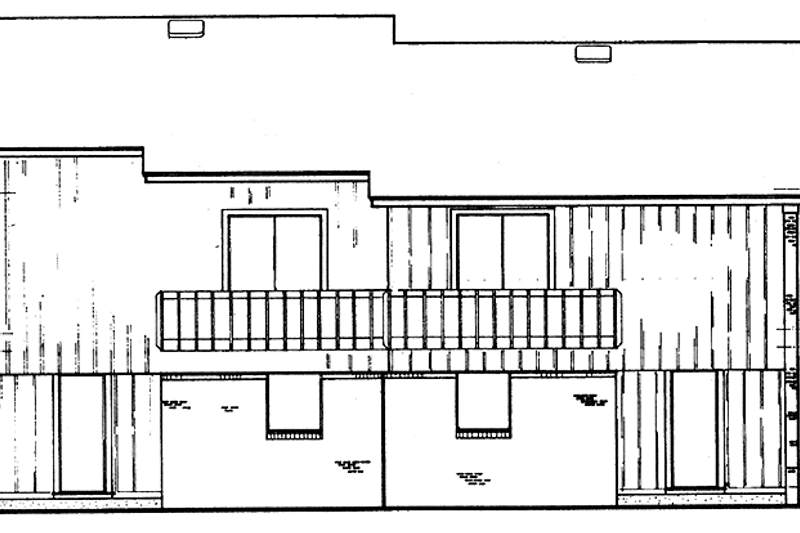 Home Plan - Exterior - Rear Elevation for Tudor House Plan #45-407 - 4 bed, 2 bath