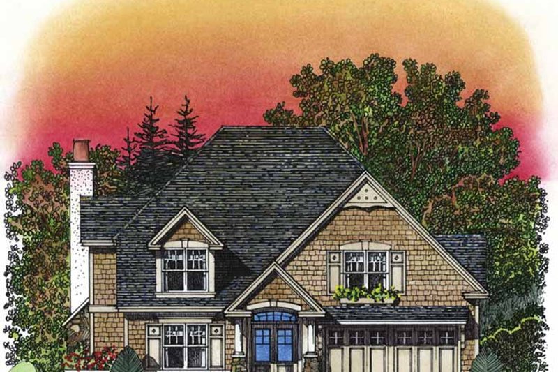 Dream House Plan - Victorian Exterior - Front Elevation Plan #1016-92