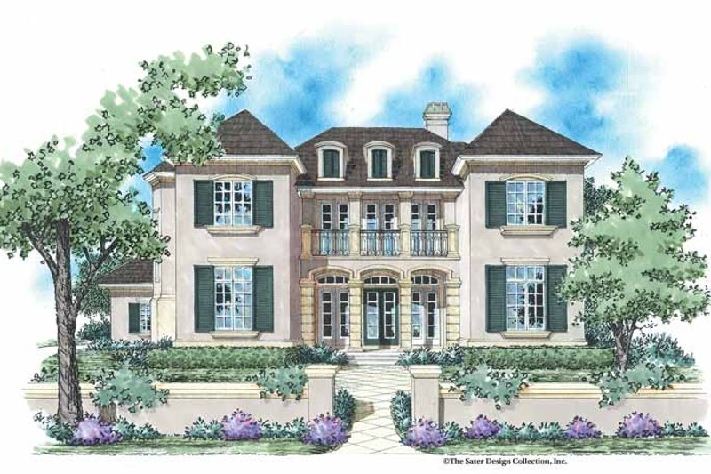 House Blueprint - Country Exterior - Front Elevation Plan #930-335