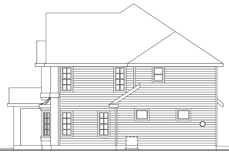 Home Plan - Exterior - Other Elevation 1 for Mediterranean House Plan #124-588 - 4 bed, 3.5 bath