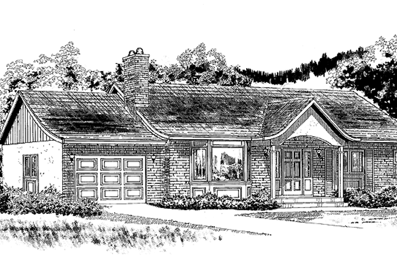 Architectural House Design - Colonial Exterior - Front Elevation Plan #47-959