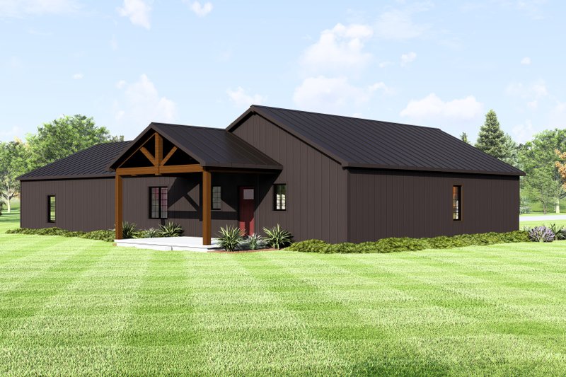 Architectural House Design - Exterior - Other Elevation 1 for Craftsman House Plan #1064-335 - 3 bed, 2 bath