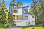 Contemporary Style House Plan - 3 Beds 3.5 Baths 2509 Sq/Ft Plan #1070-62 Exterior 