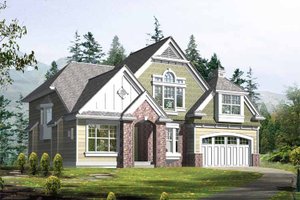 Craftsman Exterior - Front Elevation Plan #132-368