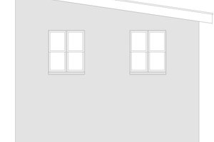 Exterior - Rear Elevation for Contemporary House Plan #932-981, 0 bath