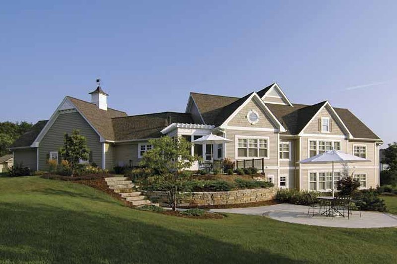 Home Plan - Exterior - Rear Elevation 1 for Craftsman House Plan #928-48 - 3 bed, 3 bath