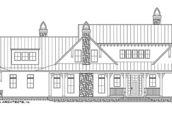 Exterior - Front Elevation 6 for Country House Plan #928-276 - 4 bed, 4.5 bath