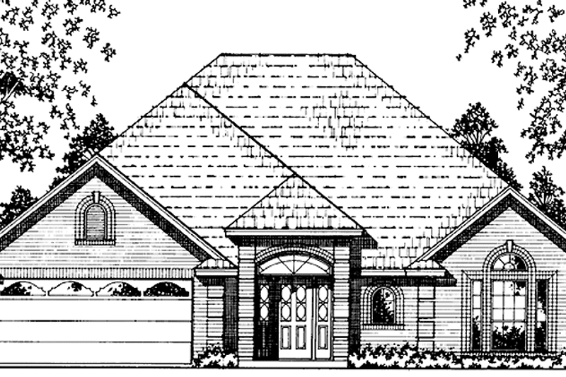 Dream House Plan - Country Exterior - Front Elevation Plan #42-707