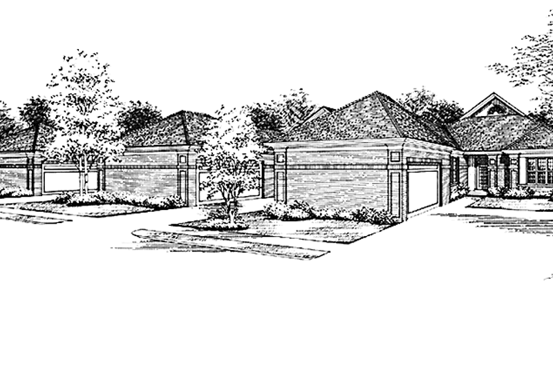 Home Plan - Traditional Exterior - Front Elevation Plan #45-498