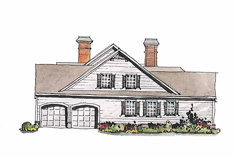 Home Plan - Exterior - Other Elevation for Colonial House Plan #429-177 - 3 bed, 2.5 bath