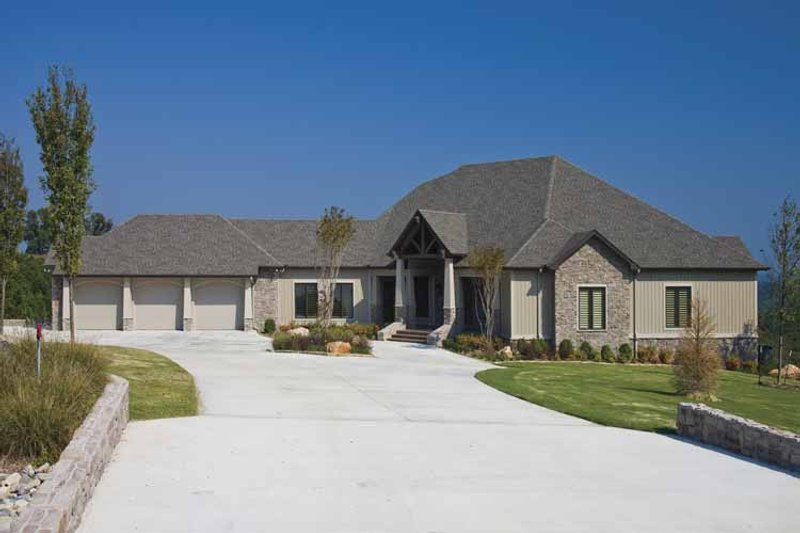 Architectural House Design - Exterior - Front Elevation 3 for Traditional House Plan #17-3302 - 4 bed, 4.5 bath