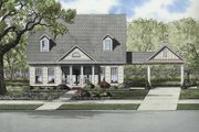 Country Style House Plan - 3 Beds 2.5 Baths 2140 Sq/Ft Plan #17-2867 