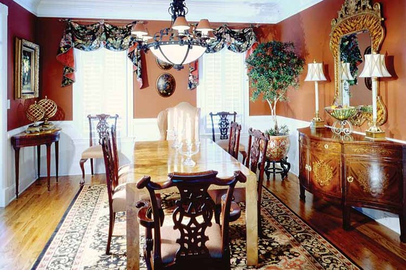 Architectural House Design - Interior - Dining Room for Classical House Plan #429-85 - 4 bed, 3.5 bath