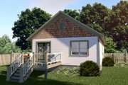 Cottage Style House Plan - 3 Beds 2 Baths 1080 Sq/Ft Plan #79-130 Exterior 