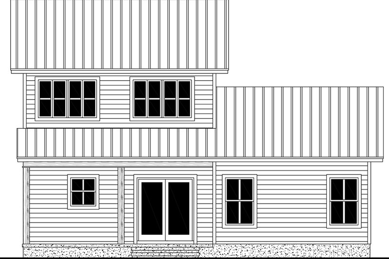 Dream House Plan - Exterior - Rear Elevation for Country House Plan #21-472 - 3 bed, 2.5 bath
