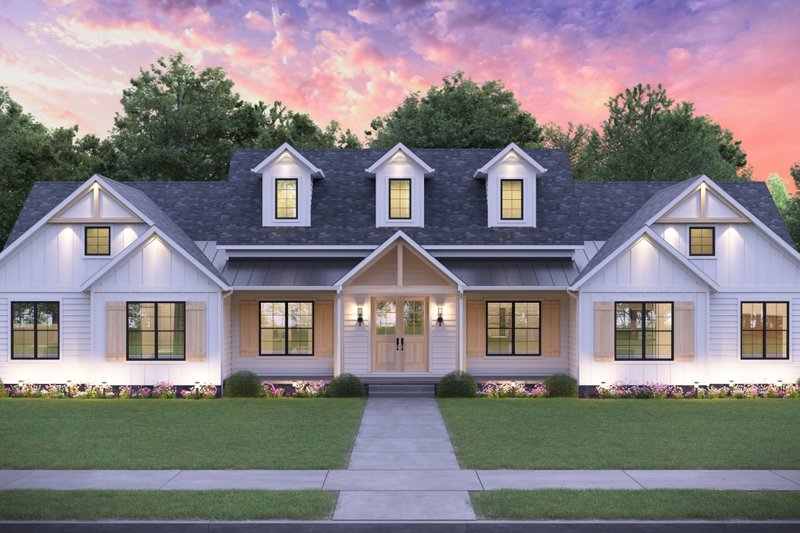 Home Plan - Farmhouse Photo Plan #1089-12