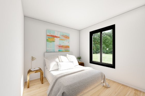 Interior - Bedroom for Farmhouse House Plan #126-250 - 2 bed, 2 bath