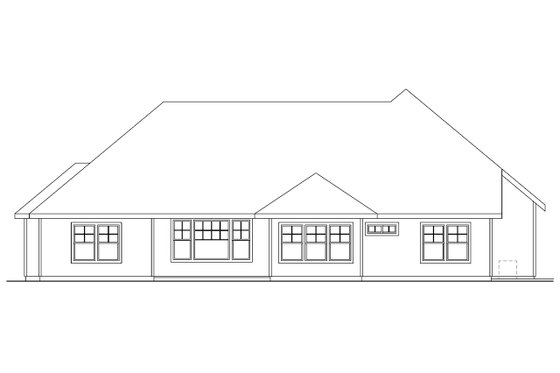 Exterior - Other Elevation for Traditional House Plan #124-546 - 3 bed, 2.5 bath