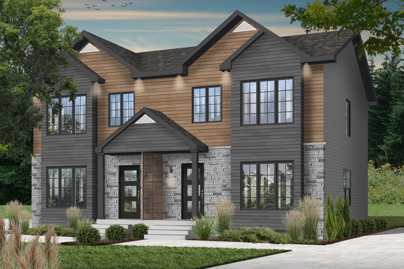 Home Plan - Colonial Exterior - Front Elevation Plan #23-2149