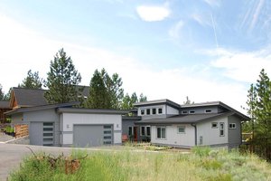 Contemporary Exterior - Front Elevation Plan #895-8