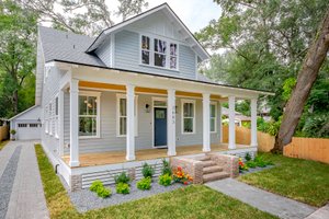 Architectural House Design - Craftsman Exterior - Front Elevation Plan #461-73
