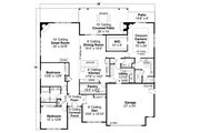 Prairie Style House Plan - 3 Beds 2.5 Baths 3012 Sq/Ft Plan #124-1214 