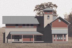 Farmhouse Exterior - Front Elevation Plan #531-2