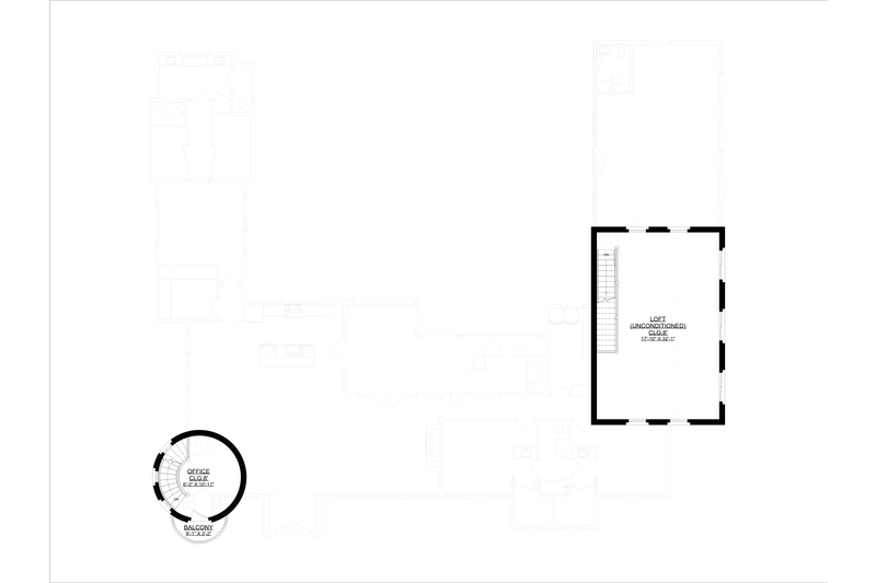 House Design - Floor Plan - Upper Floor for Mediterranean House Plan #1127-24 - 3 bed, 3.5 bath