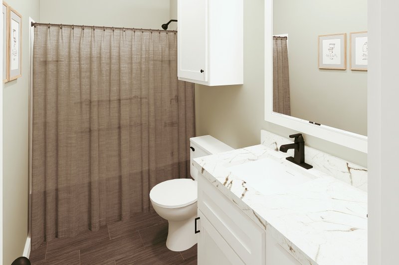 House Design - Interior - Bathroom for Farmhouse House Plan #44-276 - 3 bed, 2 bath