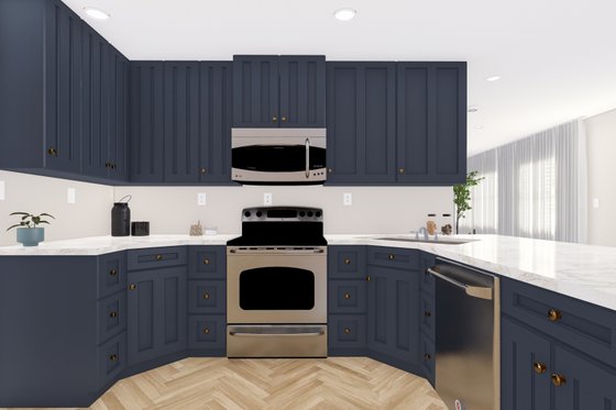 Interior - Kitchen for Ranch House Plan #1060-299 - 4 bed, 2 bath