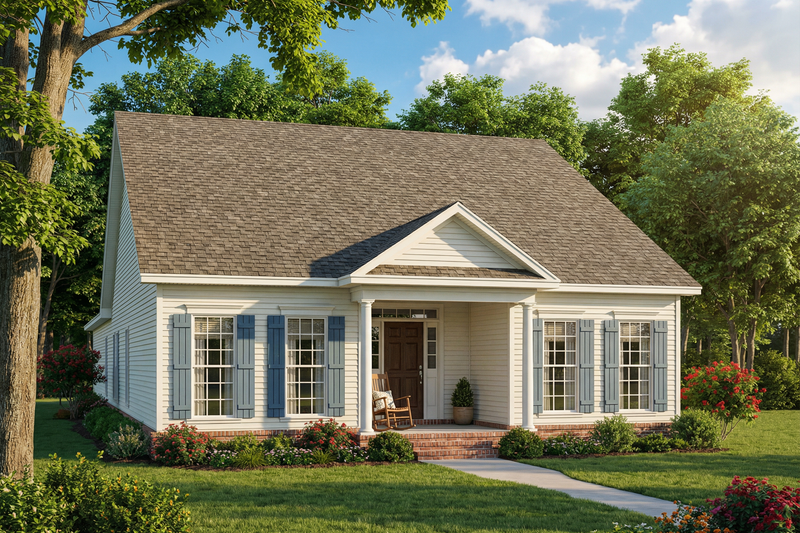 Dream House Plan - Traditional Exterior - Front Elevation Plan #17-2420