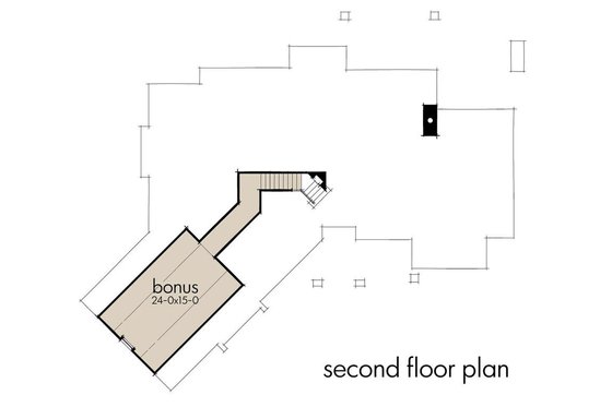 Floor Plan - Other Floor for Craftsman House Plan #120-193 - 3 bed, 3 bath