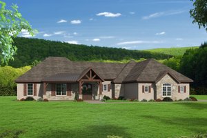 Traditional Exterior - Front Elevation Plan #932-104
