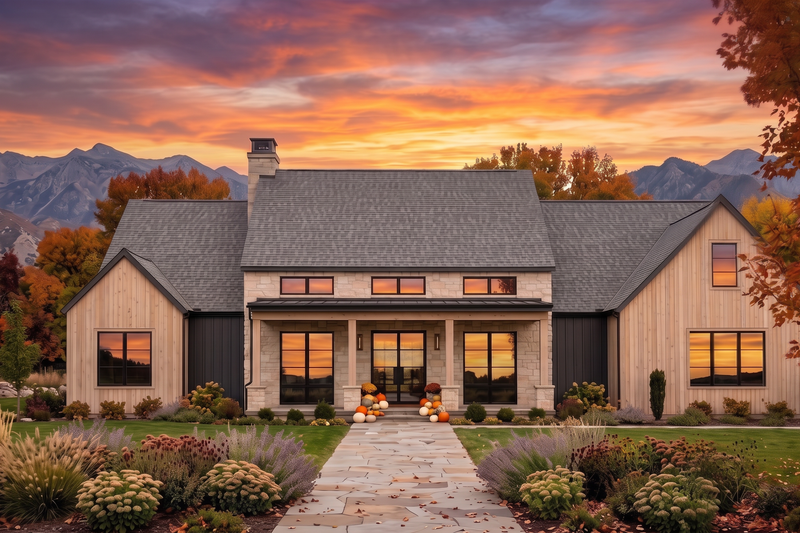 Dream House Plan - Exterior - Front Elevation 3 for Farmhouse House Plan #1096-209 - 4 bed, 3 bath