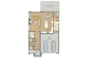 Floor Plan - Main Floor for Farmhouse House Plan #1057-28 - 4 bed, 3.5 bath