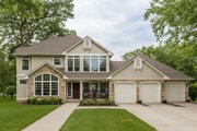Traditional Style House Plan - 4 Beds 2.5 Baths 3384 Sq/Ft Plan #100-461 Exterior 