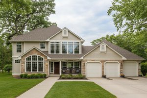 Traditional Exterior - Front Elevation Plan #100-461