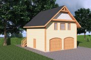 Traditional Style House Plan - 0 Beds 0.5 Baths 625 Sq/Ft Plan #117-707 