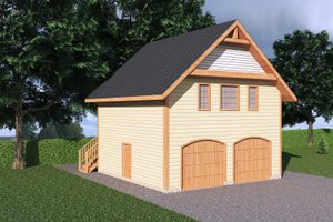 Traditional Exterior - Front Elevation Plan #117-707