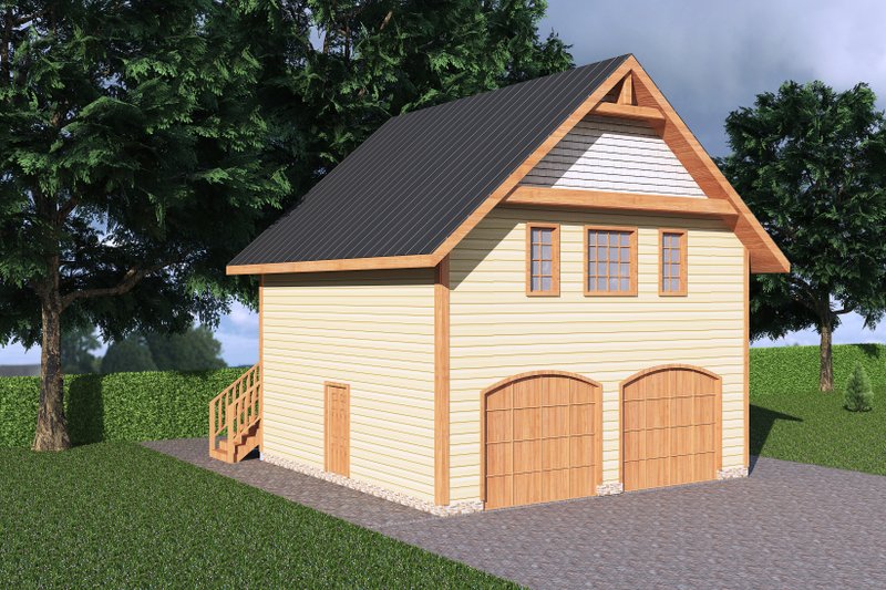 Home Plan - Traditional Exterior - Front Elevation Plan #117-707