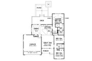 Craftsman Style House Plan - 3 Beds 2 Baths 1369 Sq/Ft Plan #929-1105 