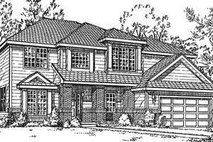 Traditional Exterior - Front Elevation Plan #942-5