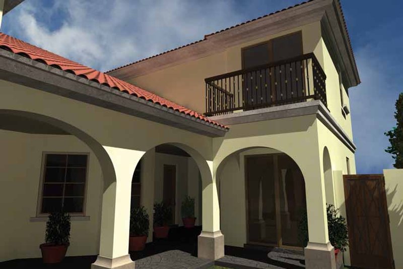 Home Plan - Exterior - Other Elevation for Mediterranean House Plan #930-434 - 3 bed, 4 bath